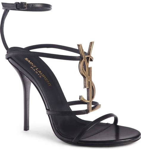 YSL strap heels